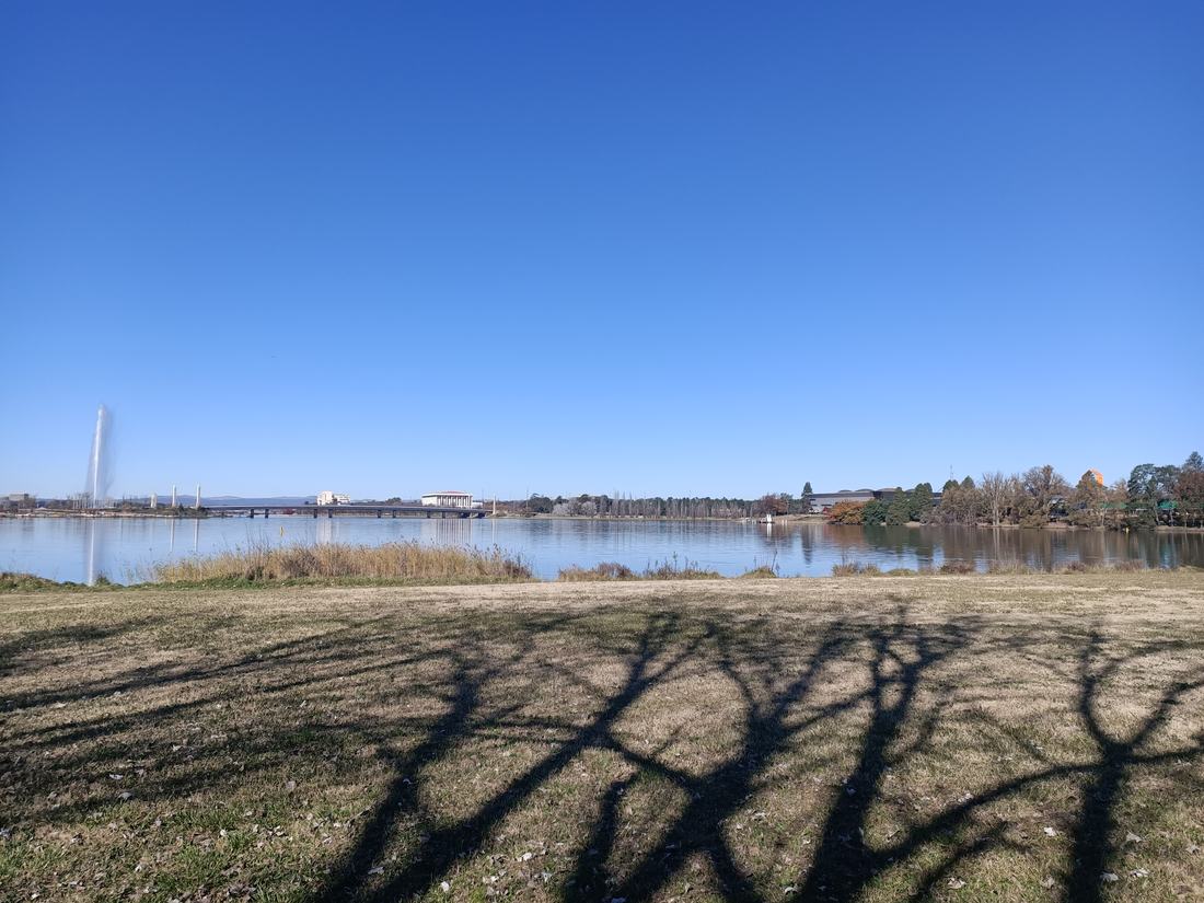 Lake Burley Griffin in Canberra